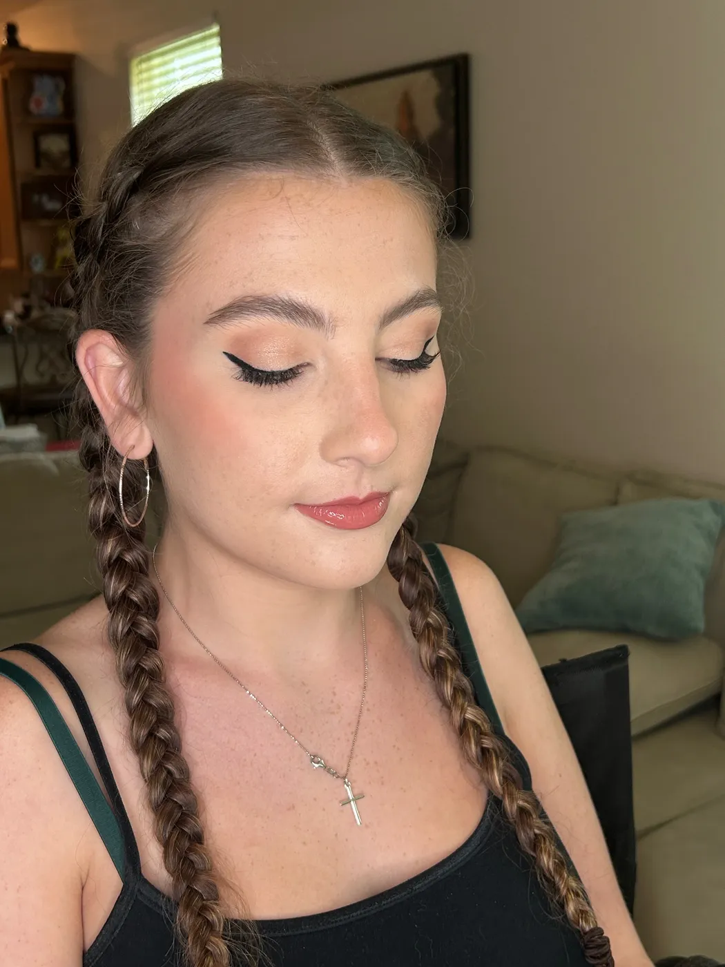 Bridal trial makeup consultation
